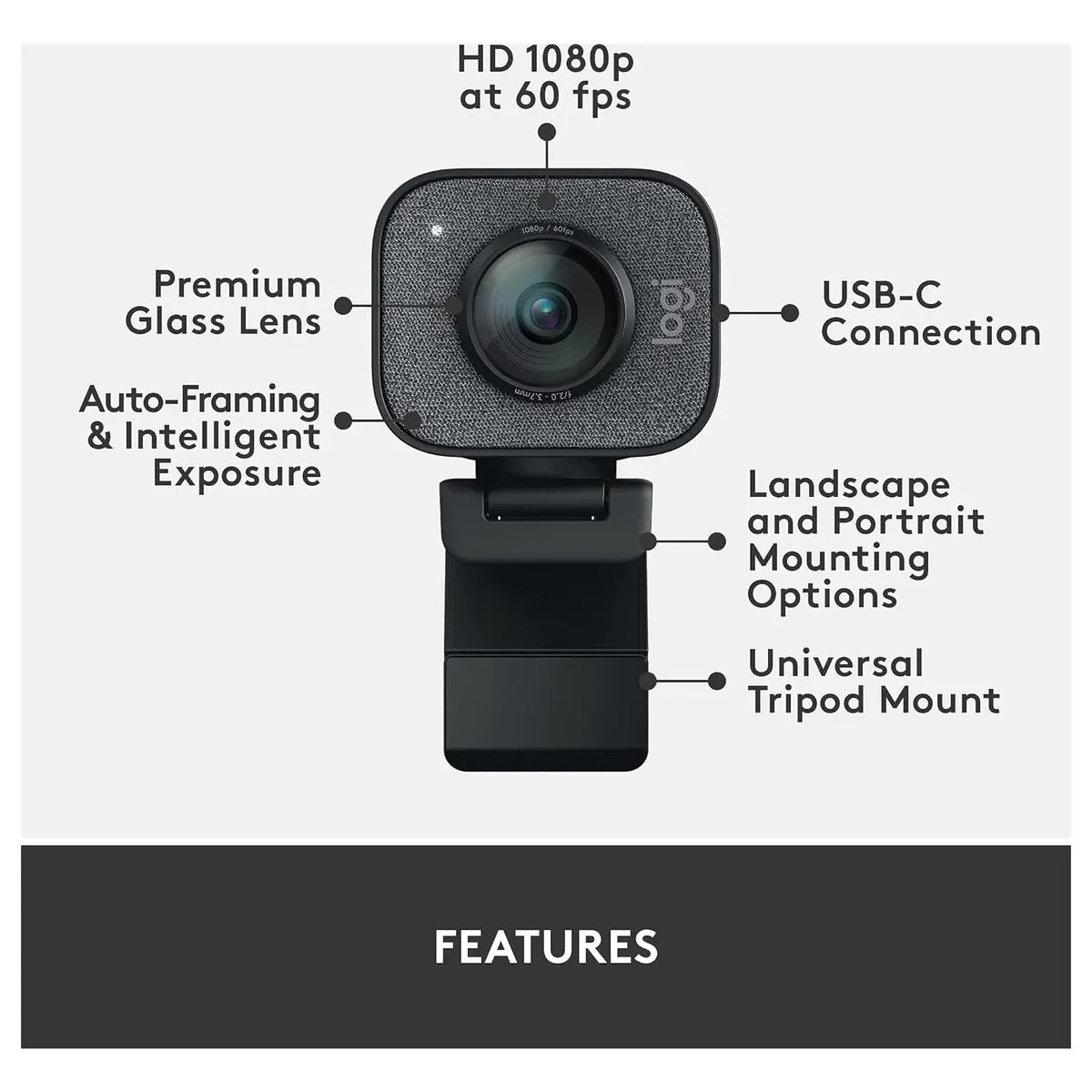 Full HD Webcam for Streaming